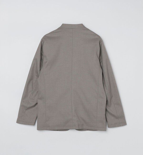 SHIPS Colors 「SHIPS Colors: 〈手洗い可能〉ウールライク ノーカラー ジャケット」|ノーカラージャケット|
