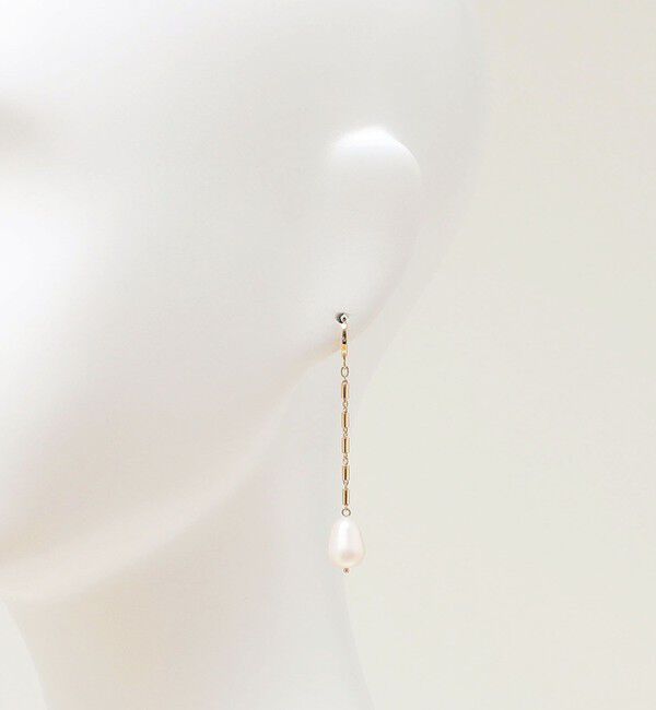 quaranciel「quaranciel: パール チェーン ピアス」|ピアス|
