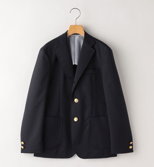 SHIPS KIDS「SHIPS KIDS:140～160cm / セレモニー ウール メタル ボタン ジャケット」|スーツ|