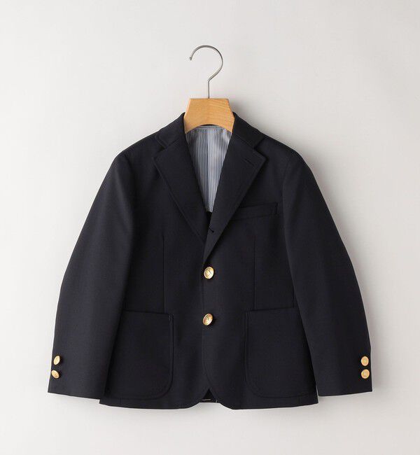 SHIPS KIDS「SHIPS KIDS:100～130cm / セレモニー ウール メタル ボタン ジャケット」|スーツ|