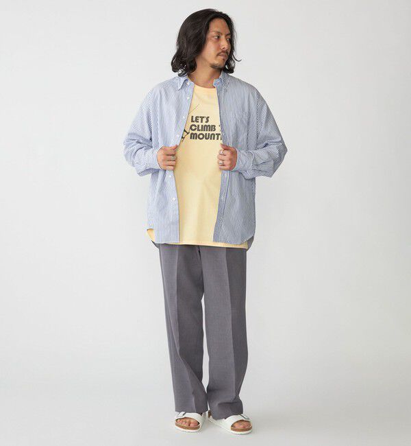 SHIPS「SHIPS: スーピマ コットン ボタンダウン オックスフォード ロングスリーブ シャツ」|シャツ・ブラウス|