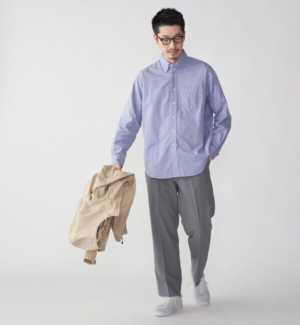 SHIPS「SHIPS: スーピマ コットン ボタンダウン オックスフォード ロングスリーブ シャツ」|シャツ・ブラウス|