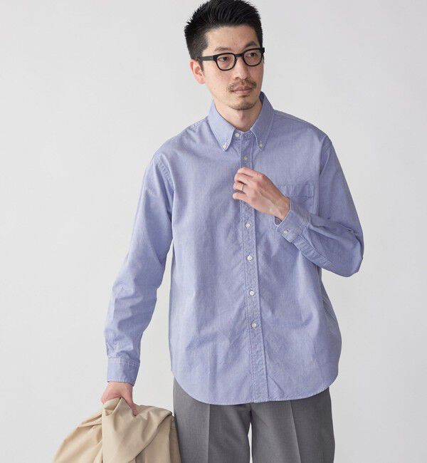 SHIPS「SHIPS: スーピマ コットン ボタンダウン オックスフォード ロングスリーブ シャツ」|シャツ・ブラウス|