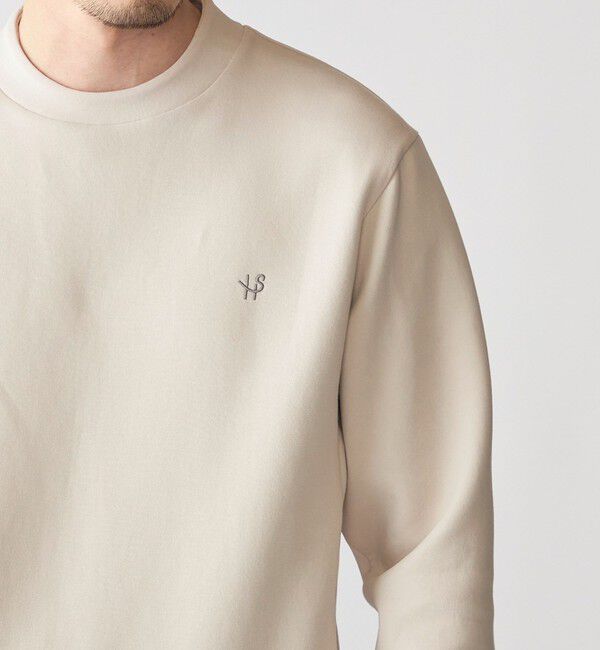 SHIPS「【WEB限定】SHIPS: テレワーク ビズ ワンポイントロゴ ハイゲージ ダブルニット スウェット」|スウェット・ジャージ|