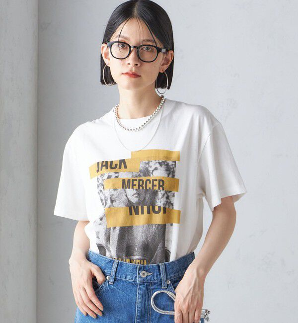 SHIPS for women「J.J.MERCER:〈洗濯機可能〉プリント TEE」|Tシャツ・カットソー|