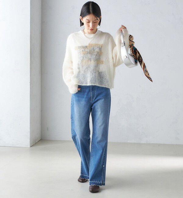 SHIPS for women「J.J.MERCER:〈洗濯機可能〉プリント TEE」|Tシャツ・カットソー|