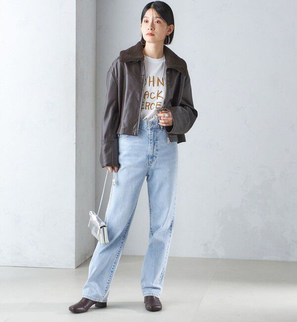 SHIPS for women「J.J.MERCER:〈洗濯機可能〉プリント TEE」|Tシャツ・カットソー|