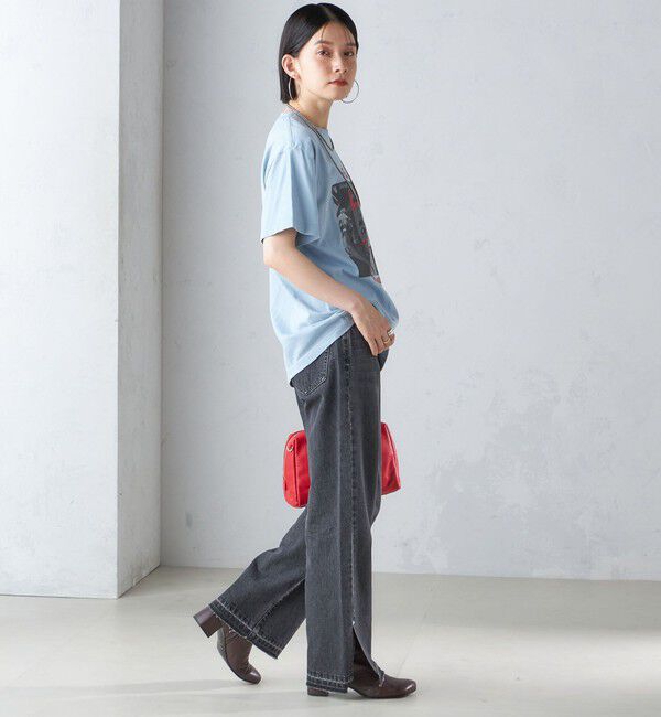 SHIPS for women「J.J.MERCER:〈洗濯機可能〉プリント TEE」|Tシャツ・カットソー|