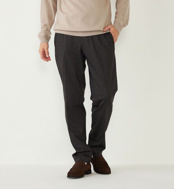 SHIPS Colors 「SHIPS Colors:〈手洗い可能〉AVANT(R) パンツ(セットアップ対応可能)」|スラックス|ダークグレー