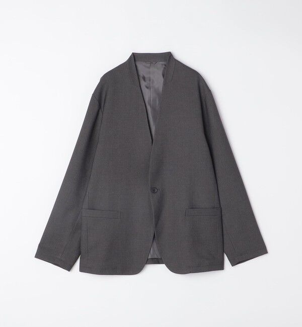 SHIPS Colors 「《一部追加予約》SHIPS Colors:〈手洗い可能〉ノーカラー ジャケット(セットアップ可能)◆」|ノーカラージャケット|