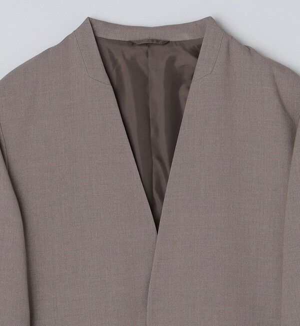 SHIPS Colors 「《一部追加予約》SHIPS Colors:〈手洗い可能〉ノーカラー ジャケット(セットアップ可能)◆」|ノーカラージャケット|