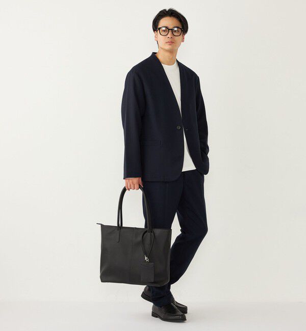 SHIPS Colors 「《一部追加予約》SHIPS Colors:〈手洗い可能〉ノーカラー ジャケット(セットアップ可能)◆」|ノーカラージャケット|