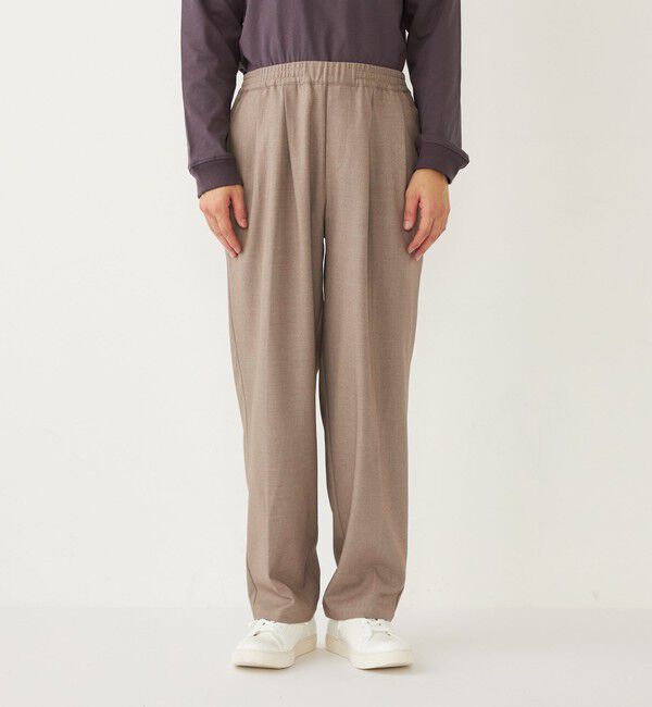 SHIPS Colors 「SHIPS Colors:〈洗濯機可能〉TR テーパード ワイド トラウザーズ（セットアップ可能）◇」|その他|