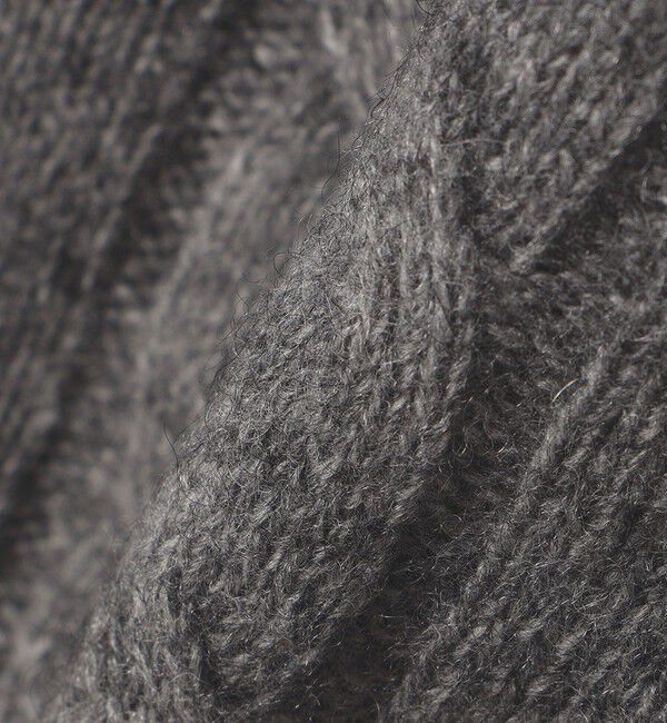 SHIPS any「【WEB限定】SHIPS any:〈手洗い可能〉ヤク ケーブル クルーネック ニット プルオーバー 2」|ニット・セーター|