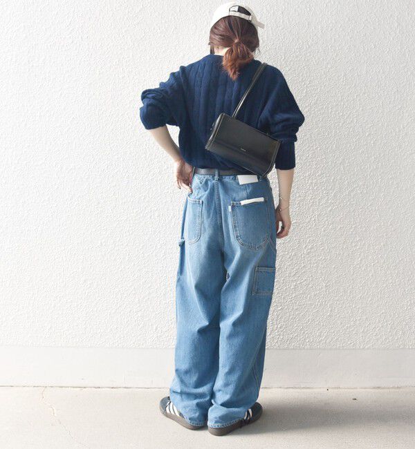 SHIPS any「【WEB限定】SHIPS any:〈手洗い可能〉ヤク ケーブル クルーネック ニット プルオーバー 2」|ニット・セーター|