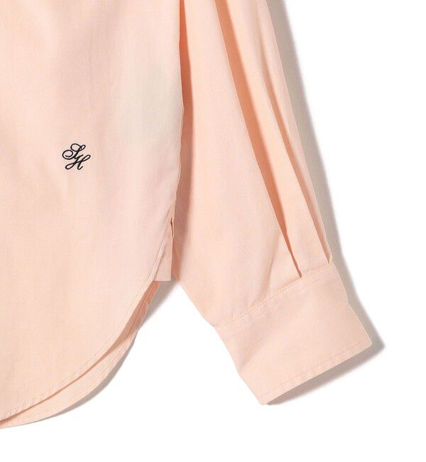 SHIPS for women「〈洗濯機可能〉ピン オックス 刺繍 シャツ」|シャツ・ブラウス|