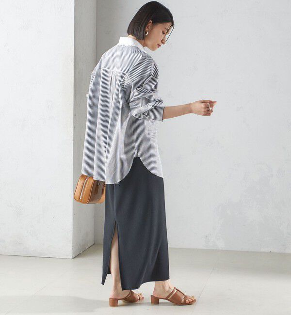 SHIPS for women「〈洗濯機可能〉ピン オックス 刺繍 シャツ」|シャツ・ブラウス|