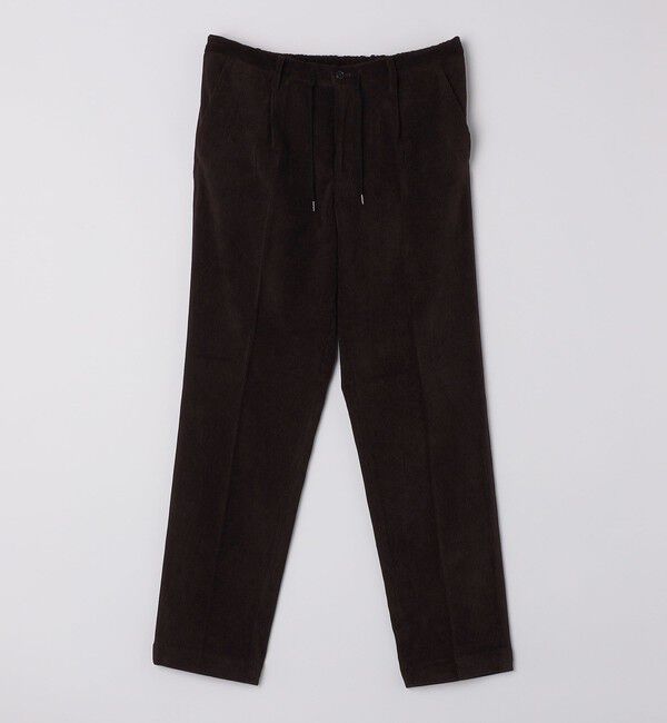 SHIPS Colors 「SHIPS Colors:〈手洗い可能/セットアップ対応〉ACTIVE CORDUROY パンツ」|スラックス|ブラウン