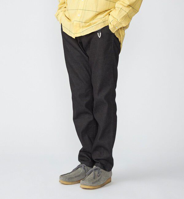 SHIPS「SHIPS: デニム ライク テーパード スリム チノパンツ」|チノ|