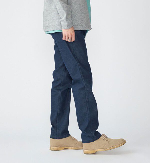 SHIPS「SHIPS: デニム ライク テーパード スリム チノパンツ」|チノ|