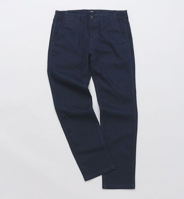 SHIPS「SHIPS: デニム ライク テーパード スリム チノパンツ」|チノ|