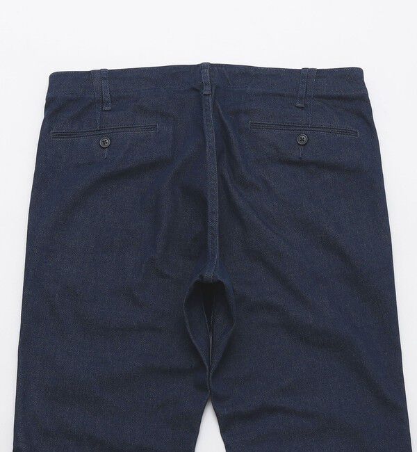 SHIPS「SHIPS: デニム ライク テーパード スリム チノパンツ」|チノ|