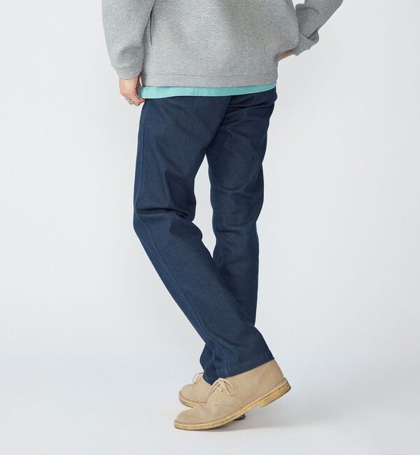 SHIPS「SHIPS: デニム ライク テーパード スリム チノパンツ」|チノ|