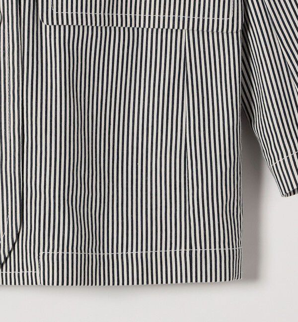 SHIPS any「SHIPS any:〈手洗い可能〉コードレーン ストライプ オーバー テーラード ジャケット」|テーラードジャケット|