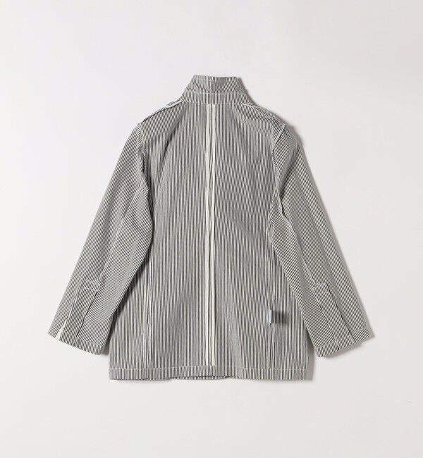 SHIPS any「SHIPS any:〈手洗い可能〉コードレーン ストライプ オーバー テーラード ジャケット」|テーラードジャケット|