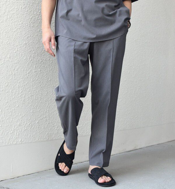 SHIPS any「SHIPS any:〈吸水速乾〉Rapidry クリース アンクル テーパード イージーパンツ(セットアップ対応)◇」|チノ|