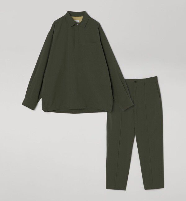 SHIPS any「SHIPS any:〈吸水速乾〉Rapidry クリース アンクル テーパード イージーパンツ(セットアップ対応)◇」|チノ|