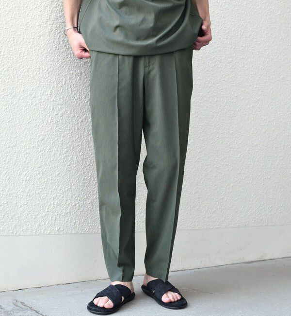 SHIPS any「SHIPS any:〈吸水速乾〉Rapidry クリース アンクル テーパード イージーパンツ(セットアップ対応)◇」|チノ|