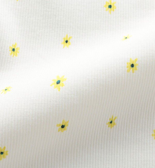 SHIPS KIDS「SHIPS KIDS:140～150cm / フラワー テキスタイル 半袖 TEE」|Tシャツ・カットソー|