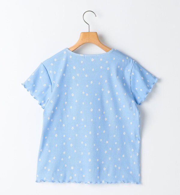 SHIPS KIDS「SHIPS KIDS:140～150cm / フラワー テキスタイル 半袖 TEE」|Tシャツ・カットソー|