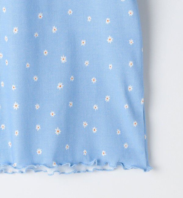 SHIPS KIDS「SHIPS KIDS:140～150cm / フラワー テキスタイル 半袖 TEE」|Tシャツ・カットソー|