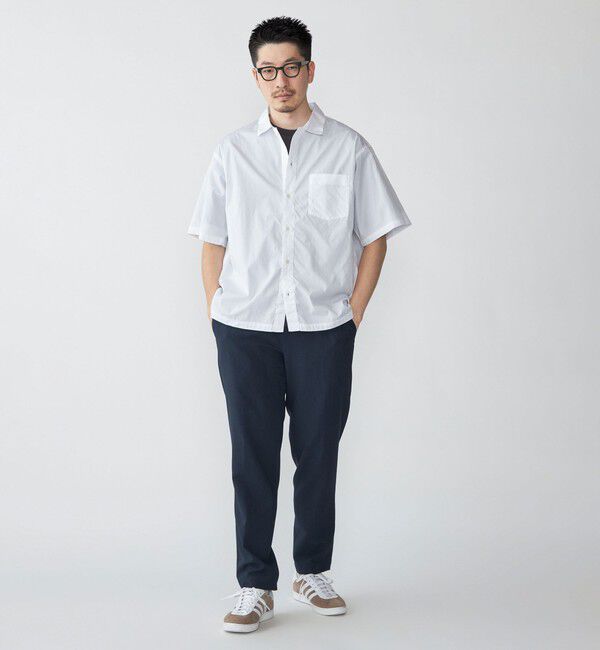 SHIPS「SHIPS: レギュラーカラー ベーシック ウィークエンド 半袖 シャツ」|シャツ・ブラウス|