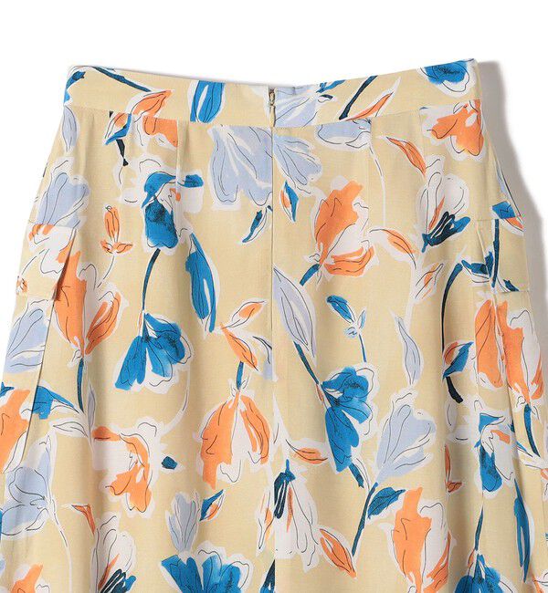 SHIPS for women「IPEKER 花柄 フロント ポケット フレア スカート」|スカート|