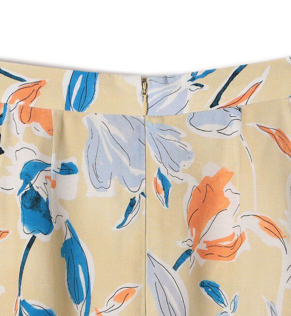 SHIPS for women「IPEKER 花柄 フロント ポケット フレア スカート」|スカート|