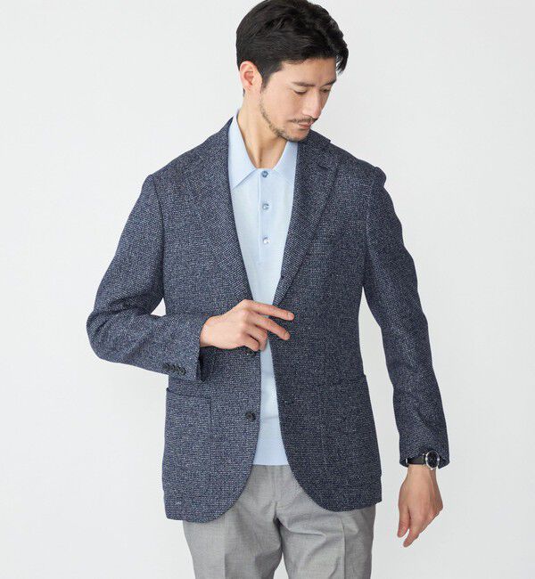 SHIPS「SHIPS: メッシュ メランジ ジャケット」|テーラードジャケット|