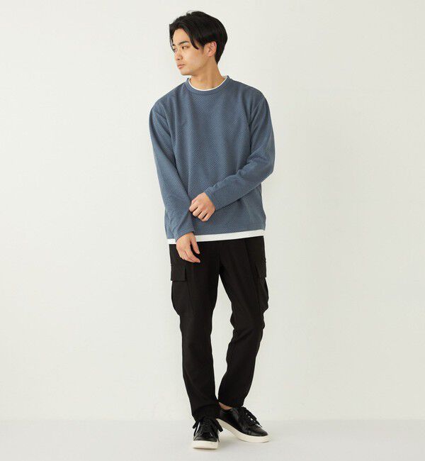 SHIPS Colors 「SHIPS Colors:〈洗濯機可能〉ストレッチ イージー カーゴ パンツ」|カーゴ|