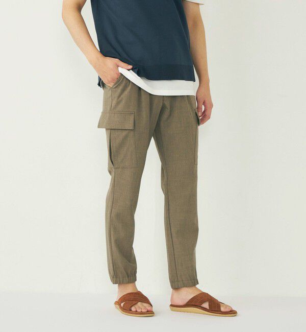 SHIPS Colors 「SHIPS Colors:〈洗濯機可能〉ストレッチ イージー カーゴ パンツ」|カーゴ|ブラウン