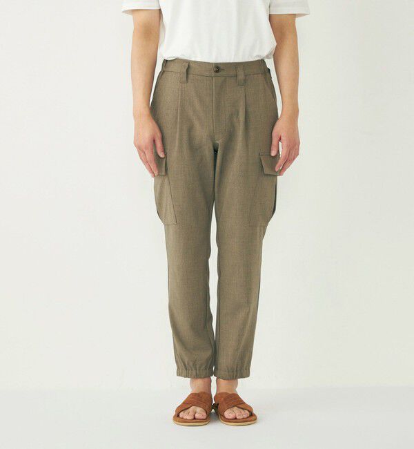 SHIPS Colors 「SHIPS Colors:〈洗濯機可能〉ストレッチ イージー カーゴ パンツ」|カーゴ|