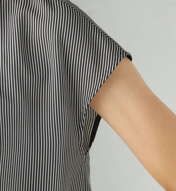 SHIPS for women「〈手洗い可能〉タック タイ フレンチ スリーブ ブラウス」|シャツ・ブラウス|