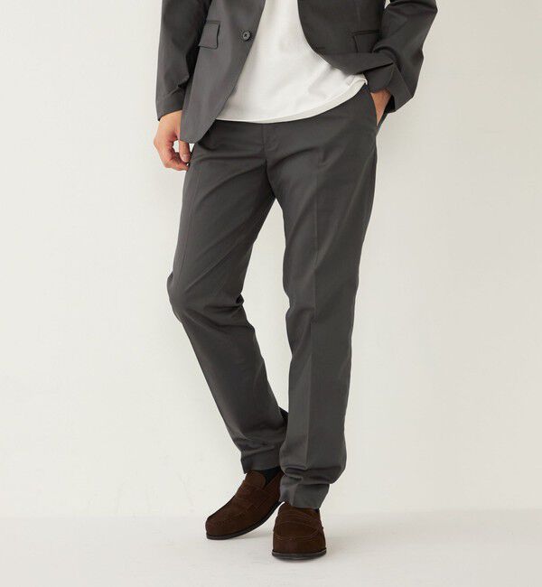 SHIPS Colors 「SHIPS Colors:〈洗濯機可能〉COOL EXPERIENCE(R) スラックス◇」|スラックス|ダークグレー