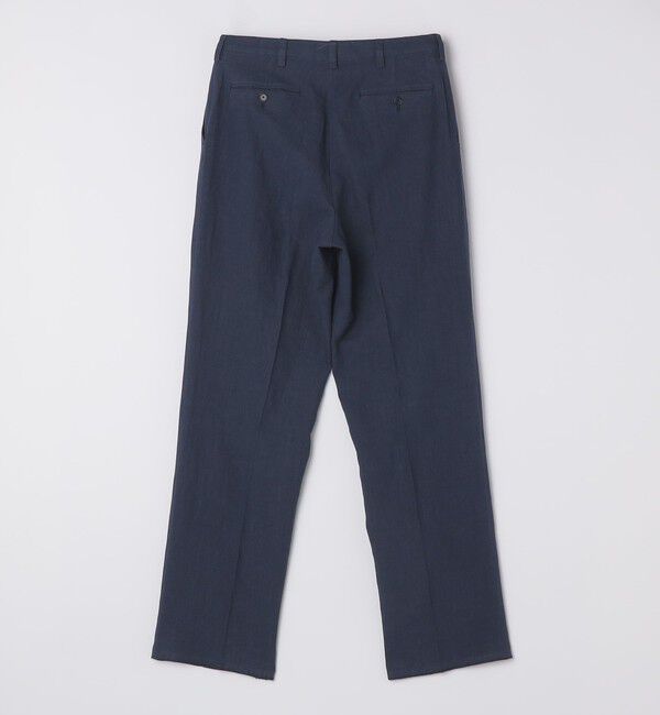 SHIPS「【SHIPS別注】Errico Formicola: サルトリアル リネン キャンバス スラックス」|スラックス|