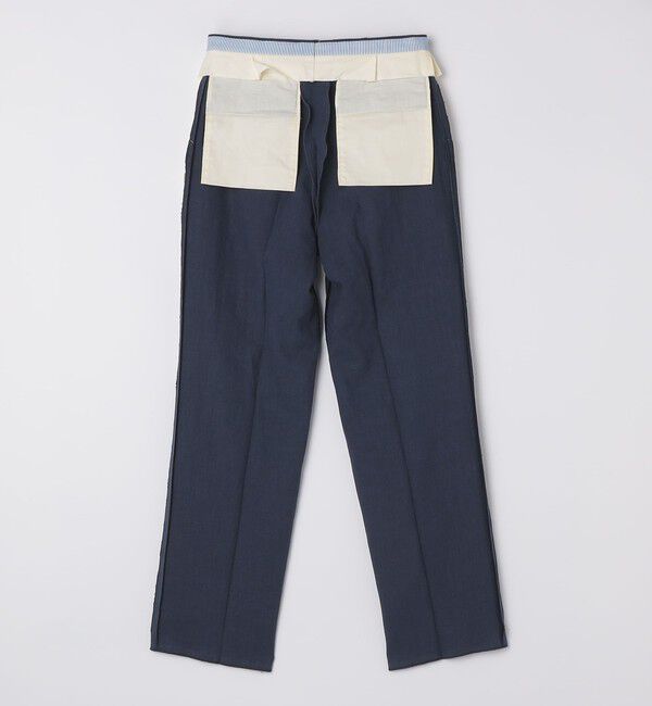 SHIPS「【SHIPS別注】Errico Formicola: サルトリアル リネン キャンバス スラックス」|スラックス|