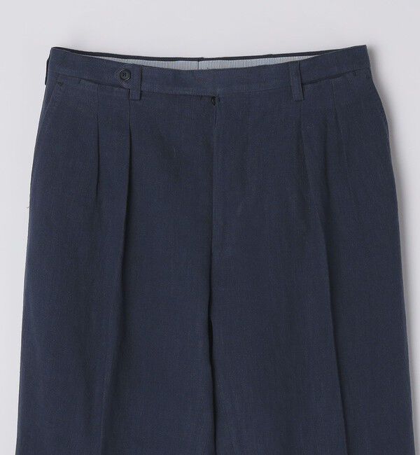 SHIPS「【SHIPS別注】Errico Formicola: サルトリアル リネン キャンバス スラックス」|スラックス|