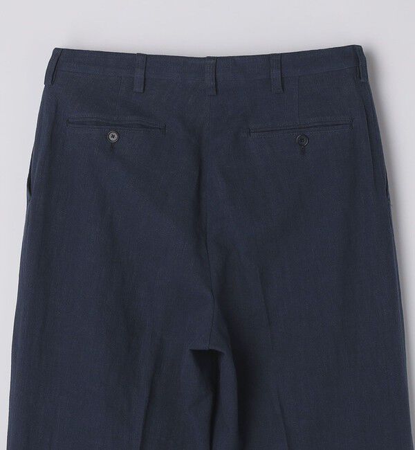 SHIPS「【SHIPS別注】Errico Formicola: サルトリアル リネン キャンバス スラックス」|スラックス|