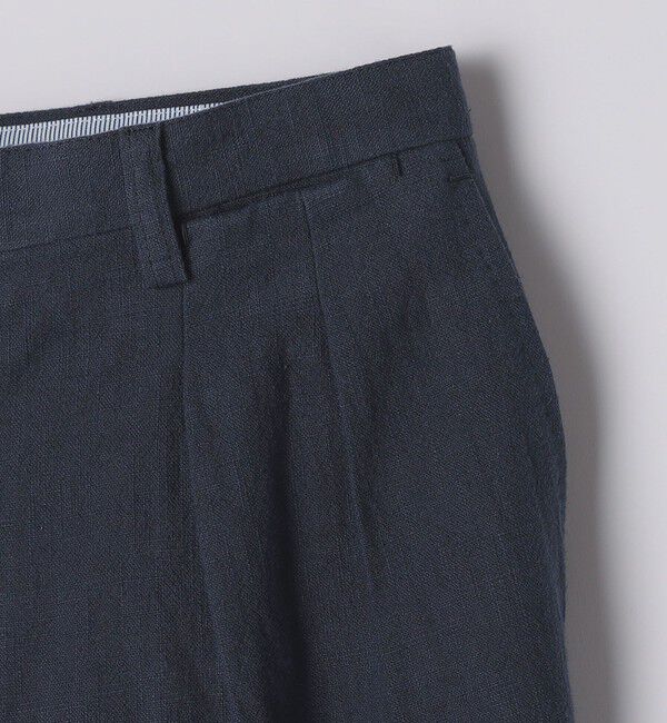 SHIPS「【SHIPS別注】Errico Formicola: サルトリアル リネン キャンバス スラックス」|スラックス|