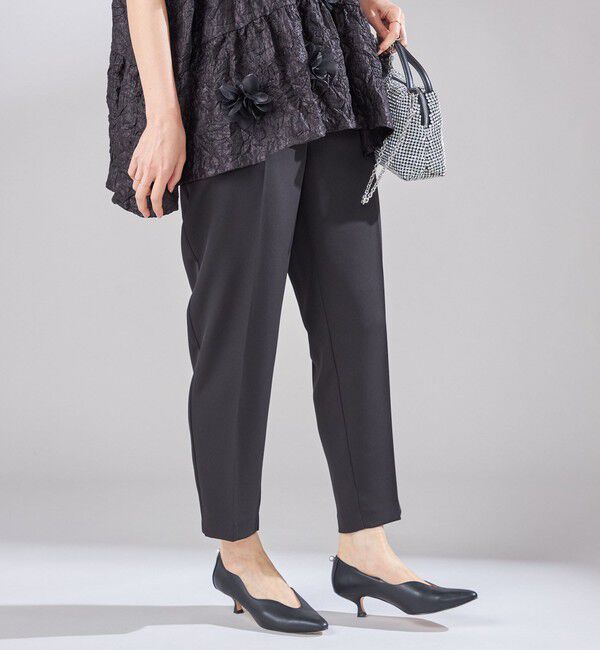 SHIPS for women「troisiemeCHACO:〈手洗い可能〉テーパード パンツ」|スラックス|